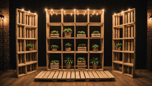 Location de mur cagettes : l'élément déco idéal pour vos événements